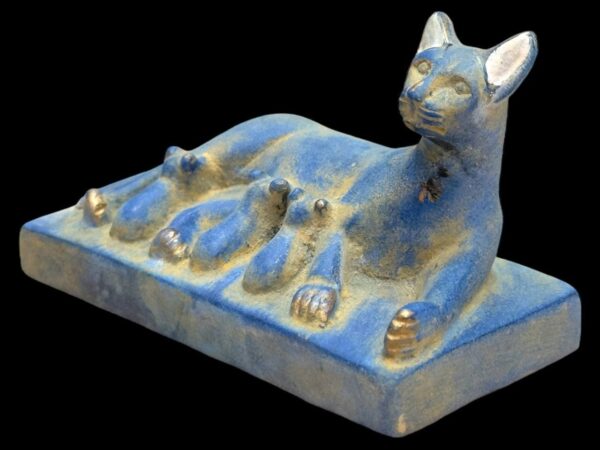 Stone Bastet Statue: Egyptian Goddess Decor - صورة إضافية 6