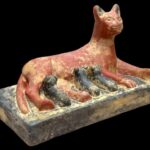 Stone Egyptian Cat Goddess Bastet Statue - Replica - صورة إضافية 3