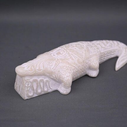 Stone Sobek Statue, Ancient Egyptian God Sculpture