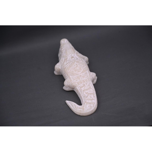 Stone Sobek Statue, Ancient Egyptian God Sculpture - صورة إضافية 4
