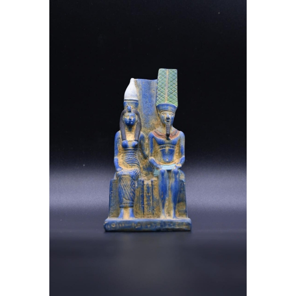 Stone Statue, Amun Ra and Mut, Egyptian Mythology