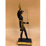 Stone Statue of Egyptian God Ra: Ancient Replica Decor - صورة إضافية 4