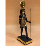 Stone Statue of Egyptian God Ra: Ancient Replica Decor - صورة إضافية 5