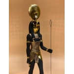 Stone Statue of Egyptian God Ra: Ancient Replica Decor - صورة إضافية 8