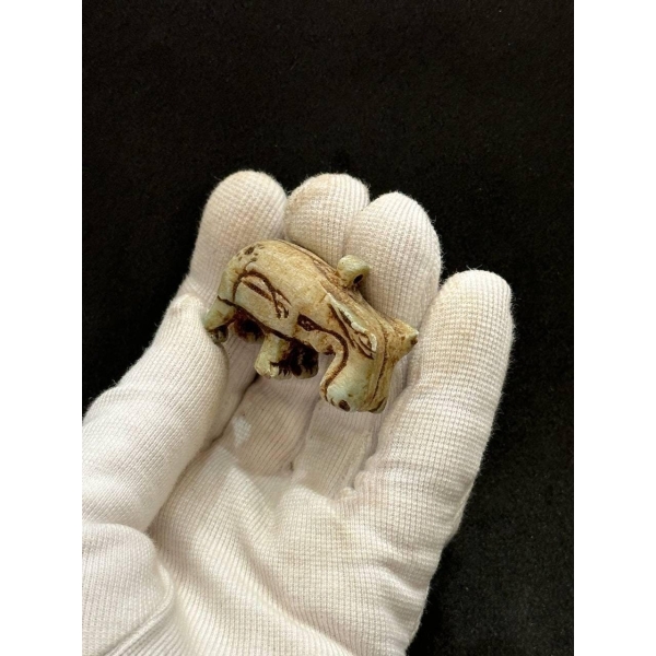 Stone Taweret Amulet: Egyptian Goddess of Fertility