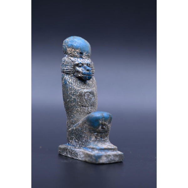 Stone Thoth Statue, Baboon Shape, Egyptian Decor - صورة إضافية 3