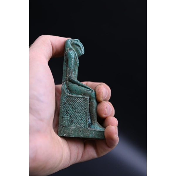 Stone Thoth Statue: Egyptian God of Wisdom Decor - صورة إضافية 3