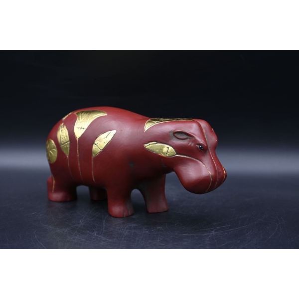 Tawert Egyptian river goddess,represented as a hippopotamus - natural stone - ancient Egyptian antique mythology