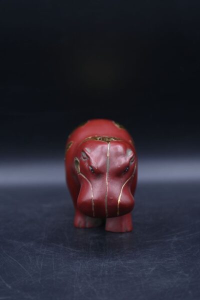 Tawert Egyptian river goddess,represented as a hippopotamus - natural stone - ancient Egyptian antique mythology - صورة إضافية 3