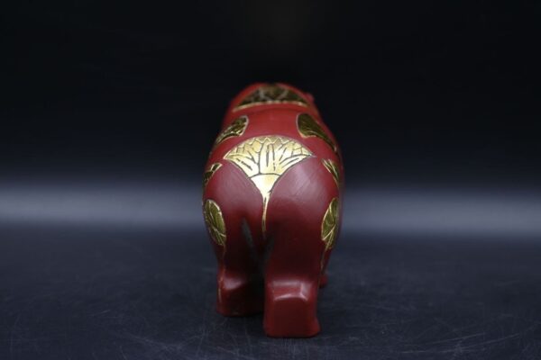 Tawert Egyptian river goddess,represented as a hippopotamus - natural stone - ancient Egyptian antique mythology - صورة إضافية 4