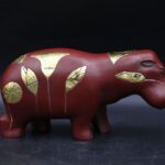 Tawert Egyptian river goddess,represented as a hippopotamus - natural stone - ancient Egyptian antique mythology - صورة إضافية 7