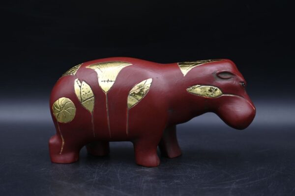 Tawert Egyptian river goddess,represented as a hippopotamus - natural stone - ancient Egyptian antique mythology - صورة إضافية 7