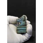Thoth Egyptian Amulet Pendant, Faience Statue - صورة إضافية 6