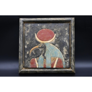 Thoth Relief: Egyptian Stone Replica