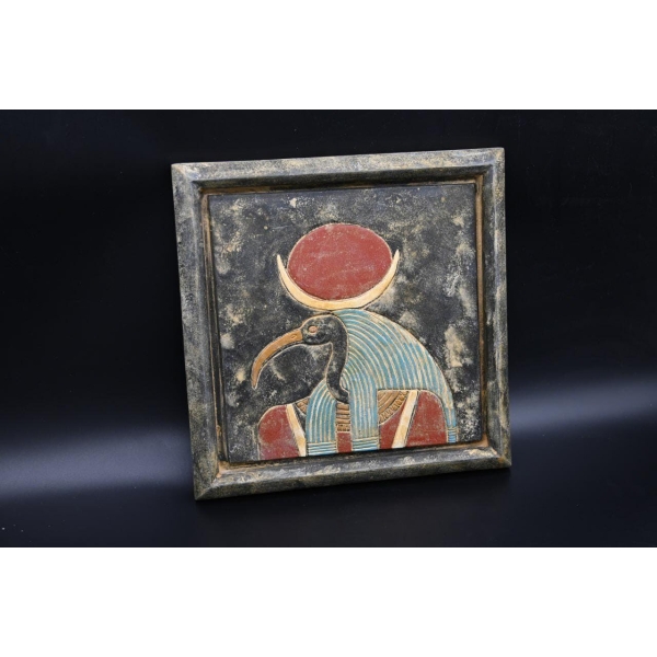 Thoth Relief: Egyptian Stone Replica - صورة إضافية 3