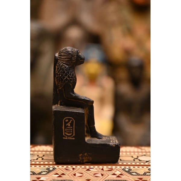 Thoth -vintage statue-Depicted in Baboon-Symbol of wisdom writing-moon-Egyptian antique statues -handcraft-Archeology/Egyptian mythology