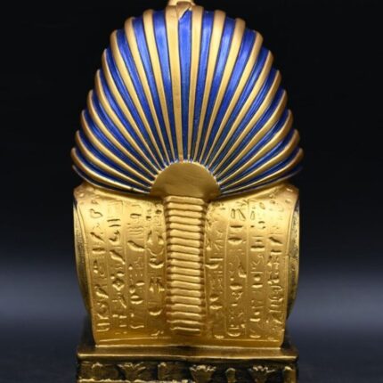 Tutankhamun-Amazing King Tutankhamun's golden mask-ancient Egyptian antiques---unique-rare museum pieces. - صورة إضافية 2