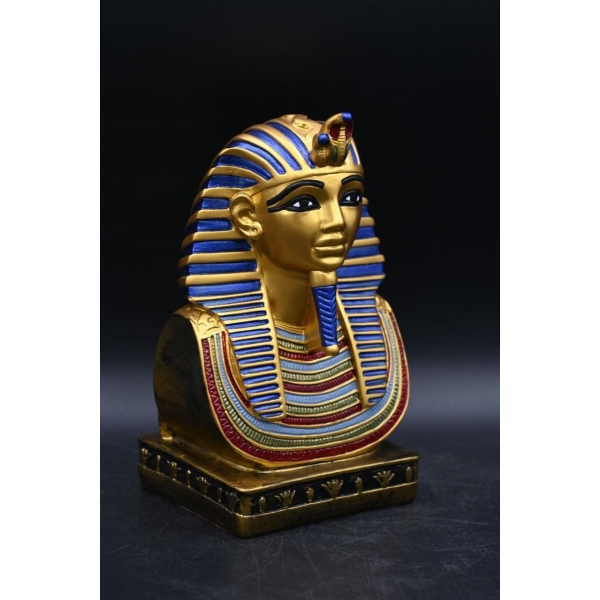 Tutankhamun-Amazing King Tutankhamun's golden mask-ancient Egyptian antiques---unique-rare museum pieces. - صورة إضافية 3