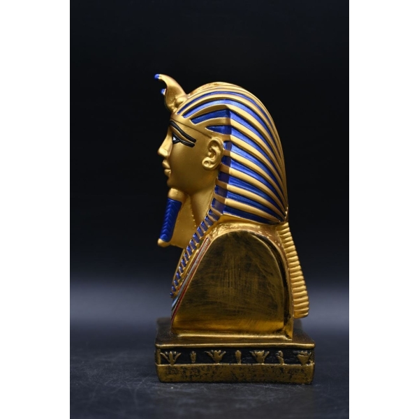 Tutankhamun-Amazing King Tutankhamun's golden mask-ancient Egyptian antiques---unique-rare museum pieces. - صورة إضافية 6