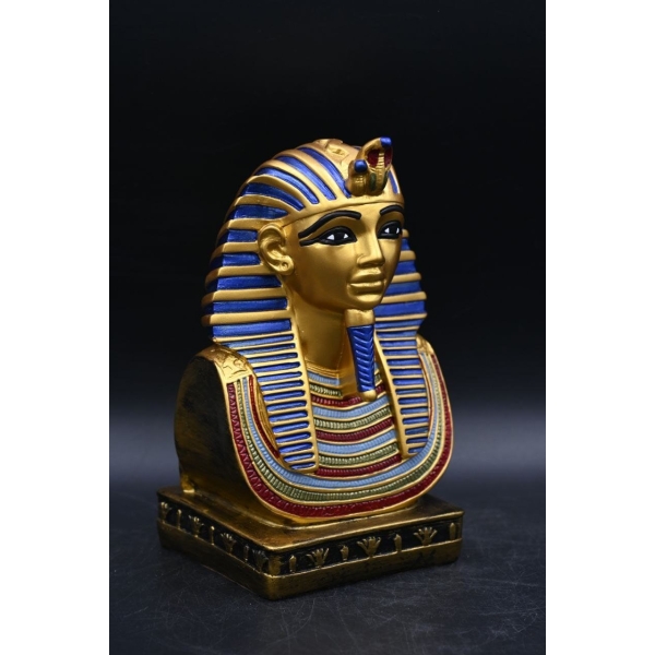 Tutankhamun-Amazing King Tutankhamun's golden mask-ancient Egyptian antiques---unique-rare museum pieces. - صورة إضافية 7