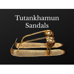 Tutankhamun Sandals, Gold Coated Copper, Egyptian Replica