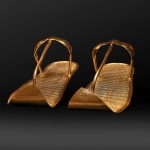 Tutankhamun Sandals, Gold Coated Copper, Egyptian Replica - صورة إضافية 3