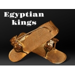 Tutankhamun Sandals, Gold Coated Copper, Egyptian Replica - صورة إضافية 4