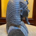 Tutankhamun Statue: Egyptian Pharaoh Stone Decor - صورة إضافية 10