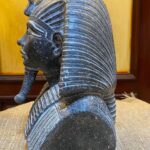Tutankhamun Statue: Egyptian Pharaoh Stone Decor - صورة إضافية 2