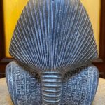 Tutankhamun Statue: Egyptian Pharaoh Stone Decor - صورة إضافية 4