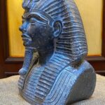 Tutankhamun Statue: Egyptian Pharaoh Stone Decor - صورة إضافية 5