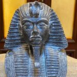 Tutankhamun Statue: Egyptian Pharaoh Stone Decor - صورة إضافية 9