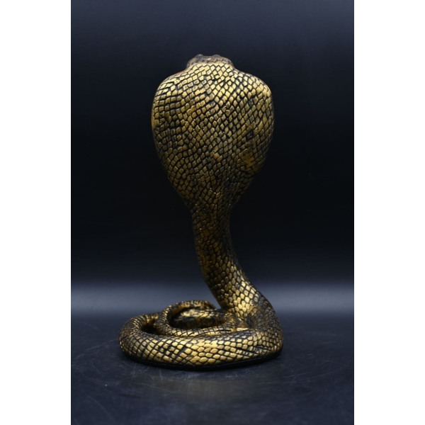 Uraeus Cobra Statue: Egyptian Deity Carving - صورة إضافية 6