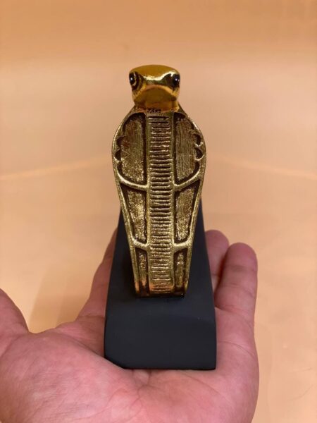 Uraeus Cobra Statue: Egyptian Deity Replica - صورة إضافية 6