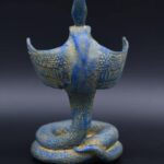 Uraeus Cobra Statue: Egyptian Wadjet Stone Sculpture - صورة إضافية 10