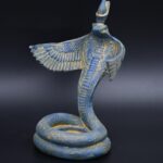 Uraeus Cobra Statue: Egyptian Wadjet Stone Sculpture - صورة إضافية 3
