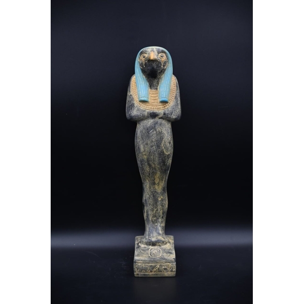 Vintage Egyptian God Horus Statue, Sculpture