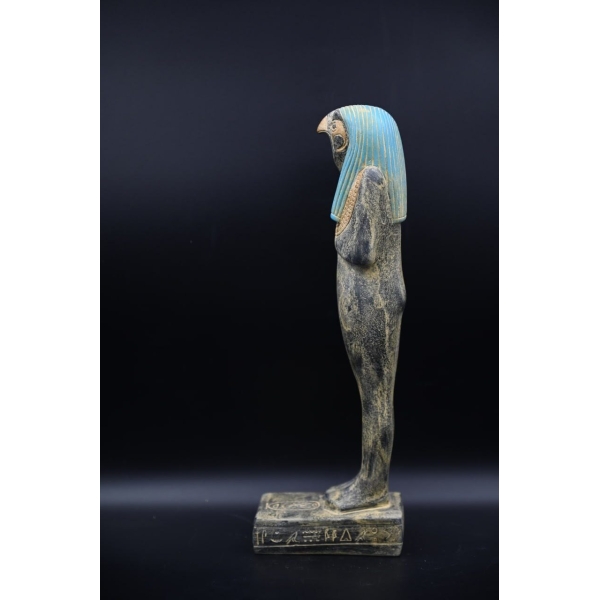 Vintage Egyptian God Horus Statue, Sculpture - صورة إضافية 3