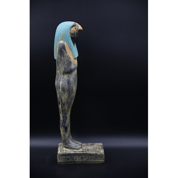 Vintage Egyptian God Horus Statue, Sculpture - صورة إضافية 7