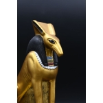 Vintage Egyptian God Seth Statue, Ancient Deity Sculpture - صورة إضافية 2
