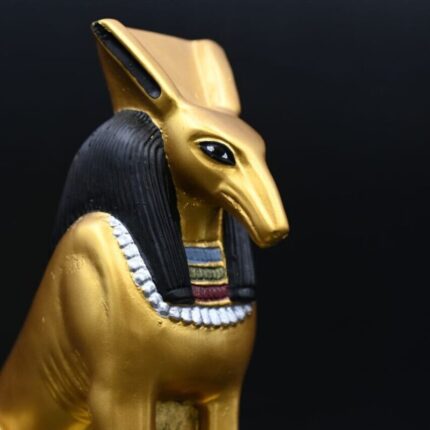 Vintage Egyptian God Seth Statue, Ancient Deity Sculpture - صورة إضافية 2