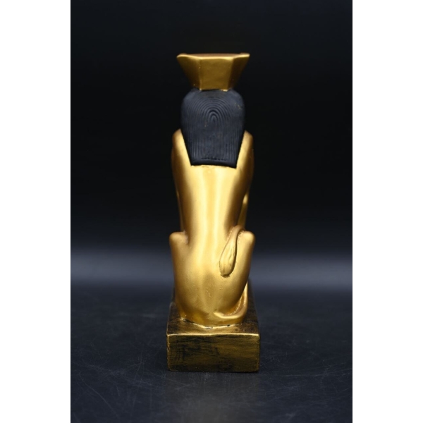 Vintage Egyptian God Seth Statue, Ancient Deity Sculpture - صورة إضافية 3