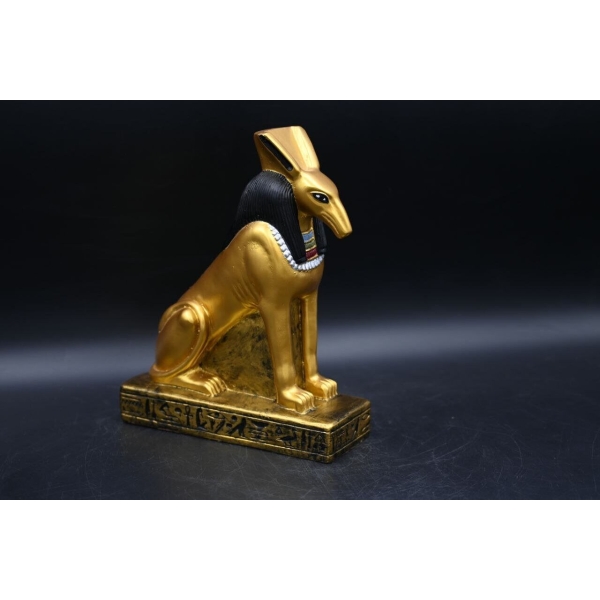Vintage Egyptian God Seth Statue, Ancient Deity Sculpture - صورة إضافية 5