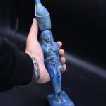 Vintage Egyptian Goddess Nut Statue, Sky Protection Sculpture - صورة إضافية 4