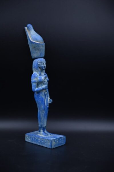 Vintage Egyptian Goddess Nut Statue, Sky Protection Sculpture - صورة إضافية 5