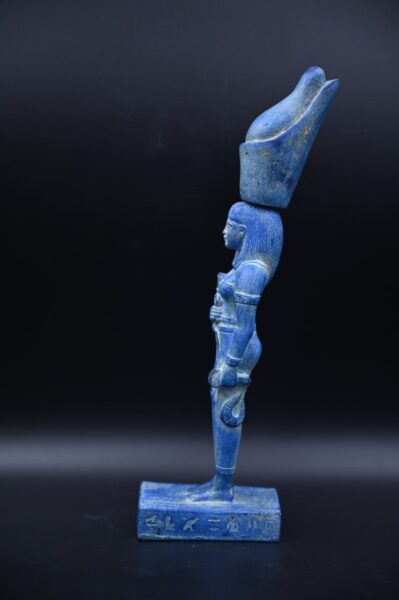 Vintage Egyptian Goddess Nut Statue, Sky Protection Sculpture - صورة إضافية 7