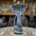 Vintage Egyptian Uraeus Cobra Statue, Wadjet Goddess Sculpture - صورة إضافية 5