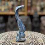 Vintage Egyptian Uraeus Cobra Statue, Wadjet Goddess Sculpture - صورة إضافية 7