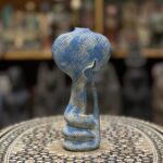 Vintage Egyptian Uraeus Cobra Statue, Wadjet Goddess Sculpture - صورة إضافية 8