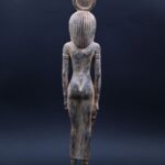Vintage Hathor-Goddess of heaven,love,beauty, happiness-fertility in ancient Egyptian mythology-sculpture antiques statue-Egypt mythology - صورة إضافية 10